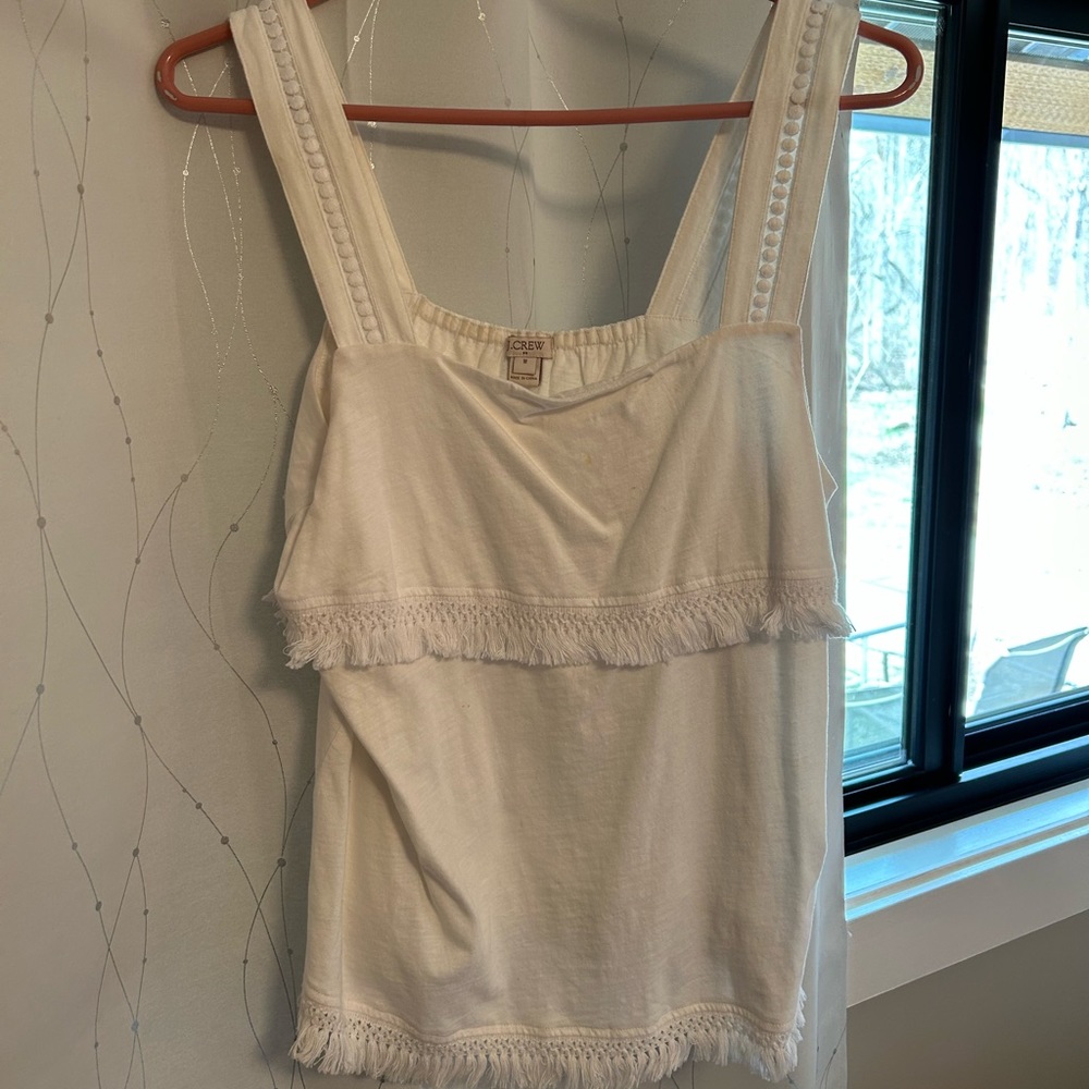 Jcrew white summer tank